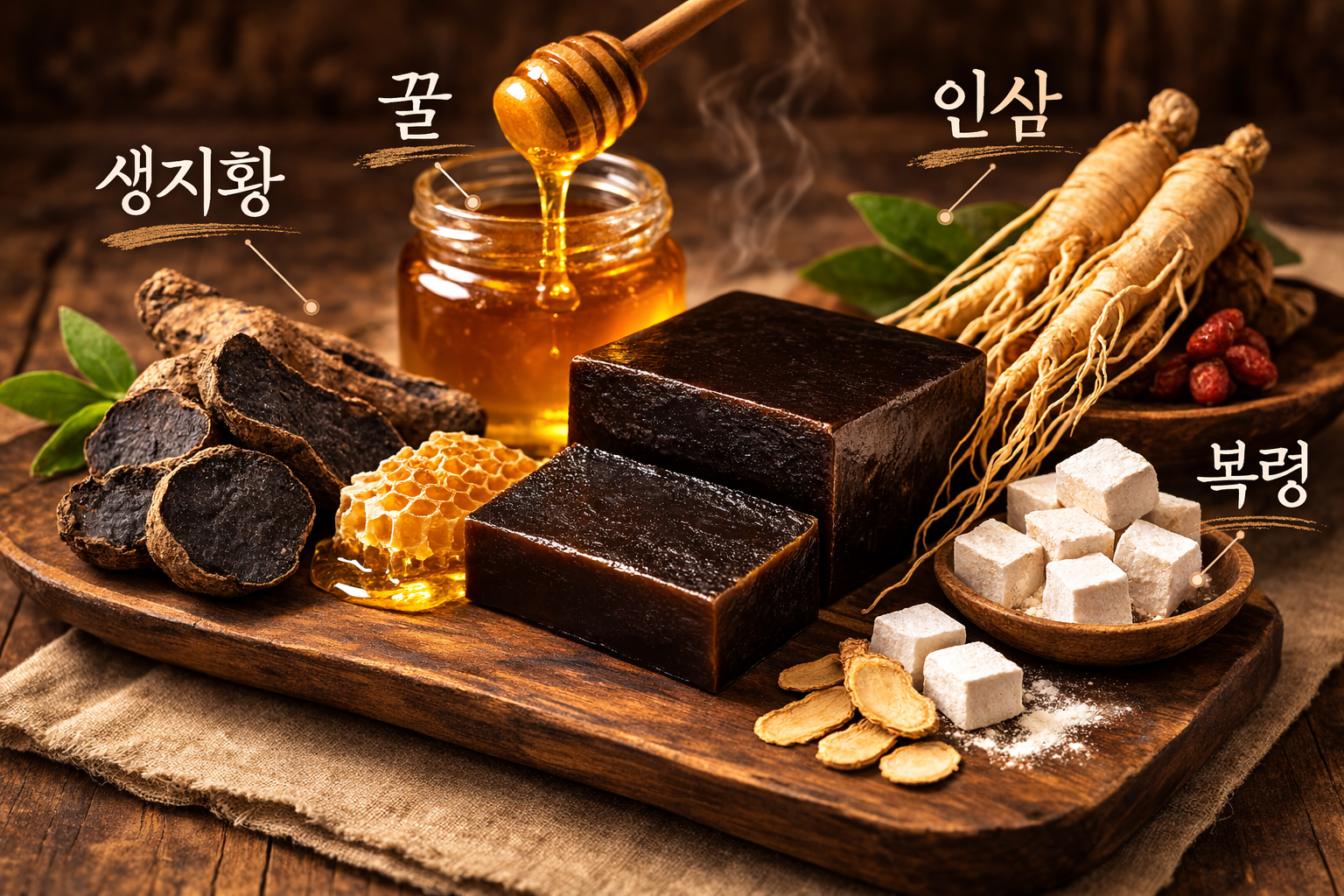 금맥한의원 경옥고 특장점 - 국산 생지황, 72시간 중탕 제조